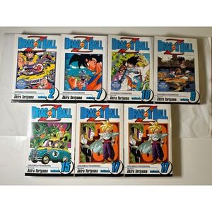 Dragon Ball Z Manga Book Graphic Novel Comic Vol 2, 7, 9, 10, 15, 17 Shonen Jump